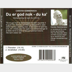 Carsten Sommerskov - Du Er God Nok Du Ka' Mentaltr�ning for B�rn fra 4-8 �r