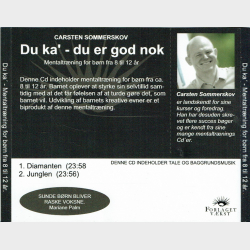 Carsten Sommerskov - Du Ka' Du Er God Nok Mentaltr�ning for b�rn fra 8-12 �r