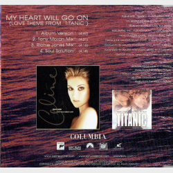 Celine Dion - My Heart Will Go On (Love Theme From 'titanic') (Dance Mixes) (1998)