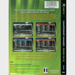 Championship Manager Season 02-03 (2002) (XBox)
