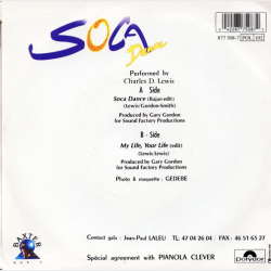 Charles D. Lewis - Soca Dance (Bajan Edit) (1990) (Glat Cover)