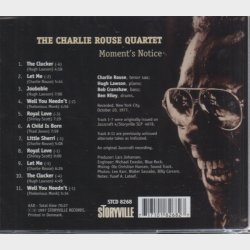 Charlie Rouse Quartet - Moments' Notice (1997)