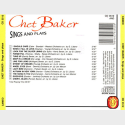 Chet Baker - Sings And Plays (1994)