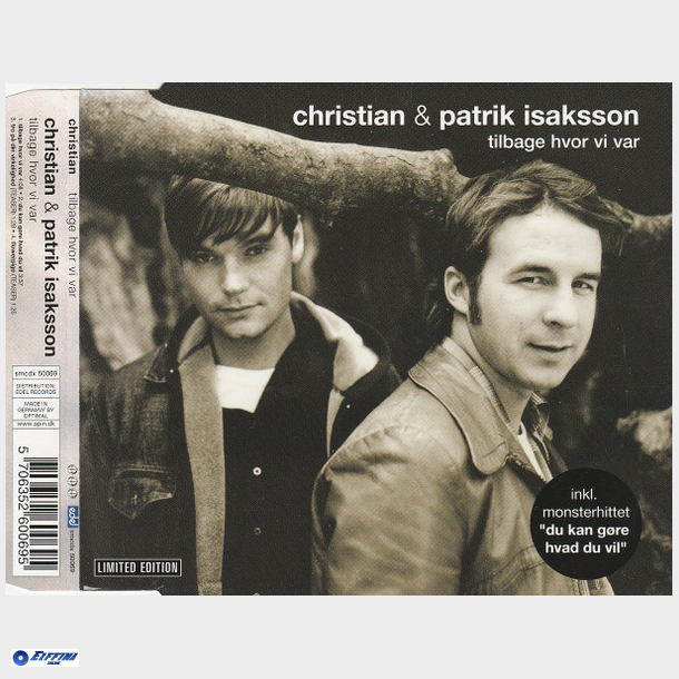 Christian &amp; Patrik Isaksson - Tilbage Hvor Vi Var (Limited Edition) (2001)