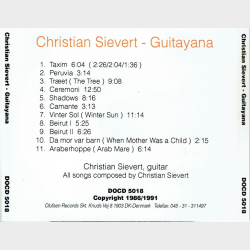 Christian Sievert - Guitayana