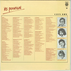 City Boy - It's Personal (1981)