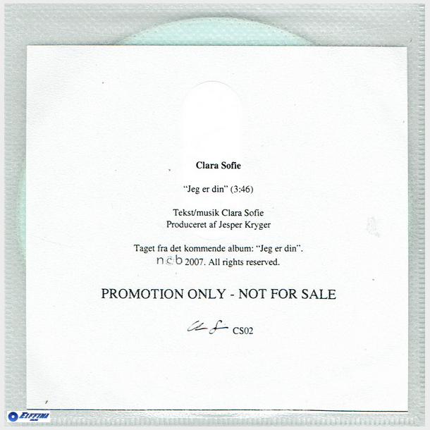 Clara Sofie - Jeg Er Din (2007) (Promo)