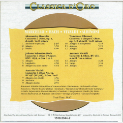 Classica D'Oro (1516-2038) Antonio Vivaldi (1994)