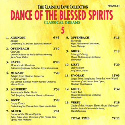 Classical Love Collection CD5 Dance Of The Blessed Spirits (1992)