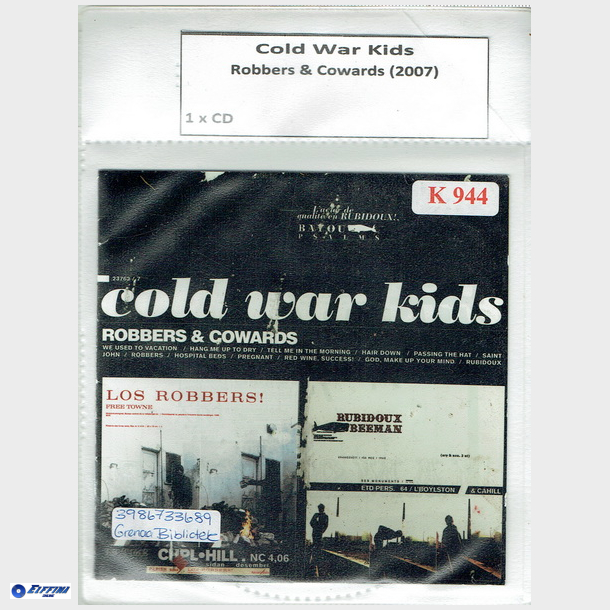 Cold War Kids - Robbers &amp; Cowards (2006) (Bib CD)