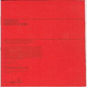 Coldplay - Speed Of Sound (2005) (Promo)