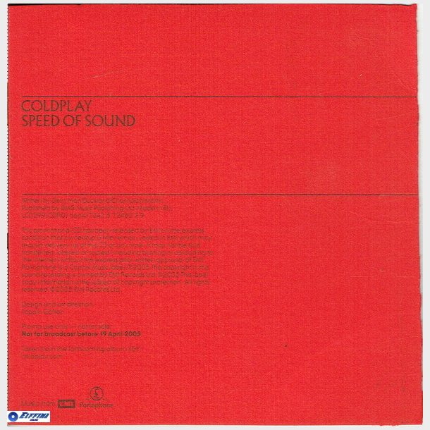 Coldplay - Speed Of Sound (2005) (Promo)