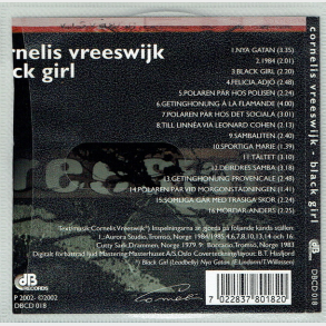 Cornelis Vreeswijk - Black Girl (2002)