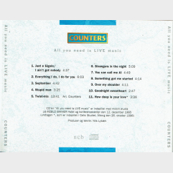 Counters - All You Need Is Live Music (1996)
