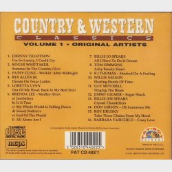 Country &amp; Western Classics Volume 1 (One) (1993)