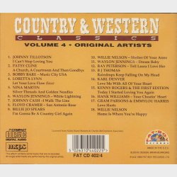 Country &amp; Western Classics Volume 4 (Four) (1993)