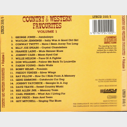 Country &amp; Western Favourites Volume 1 (1992)