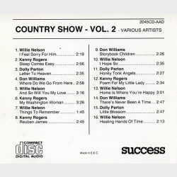 Country Show Vol 2 (Success 2046 CD)