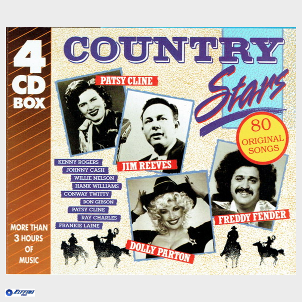 Country Stars (1990) (4xCD Fat)