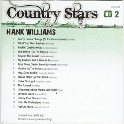 Country Stars CD2 Hank Williams (2008)
