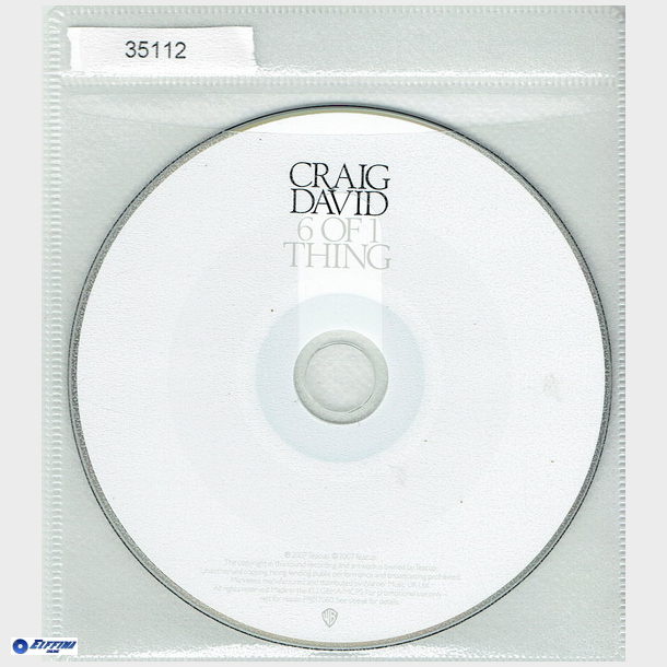 Craig David - 6 Of 1 Thing (2007) (Promo)