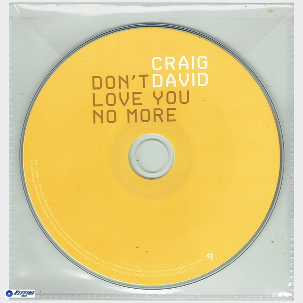 Craig David - Don't Love You No More (2005) (Promo)
