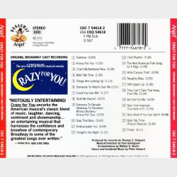 Crazy For You Original Broadway Cast Recording (1992)
