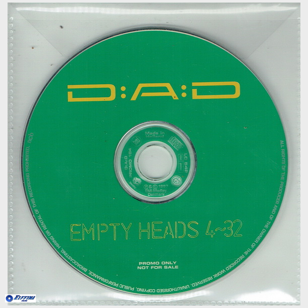 D.A.D, - Empty Heads (1997) (Promo)