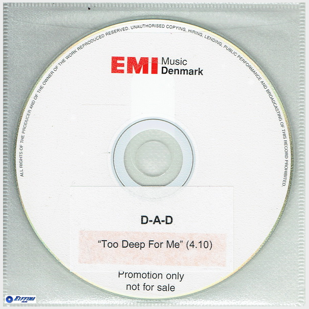 D.A.D. - Too Deep For Me (Promo)