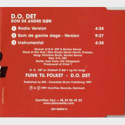 D.O. Det - Som De Andre G�r (1997)
