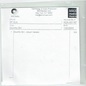 DF Dub - Country Girls (2003) (Promo)