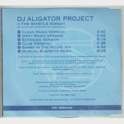 DJ Aligator Project - The Whistle Song (2000)
