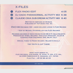 DJ Dado - X-Files (Special Scandinavian Edition) (1996)