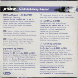 DR Radiounderholdningsorkestret - Koncert Introduktion 2003-2004