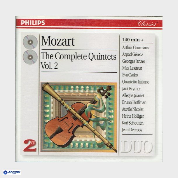 Mozart - The Complete Quintets Vol 2 (1997)