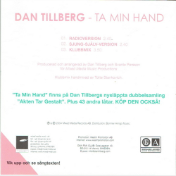 Dan Tillberg - Ta Min H�nd (2004) (Promo)