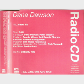 Dana Dawson - Show Me (Radio CD) (1996)