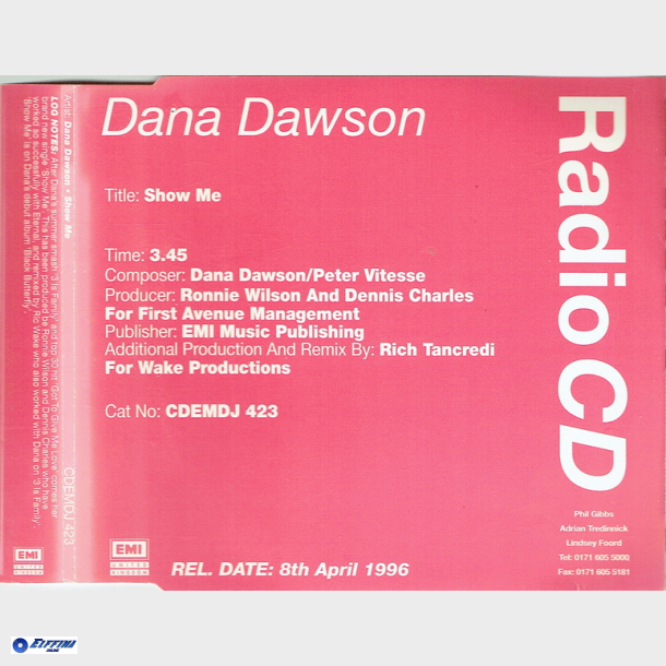 Dana Dawson - Show Me (Radio CD) (1996)