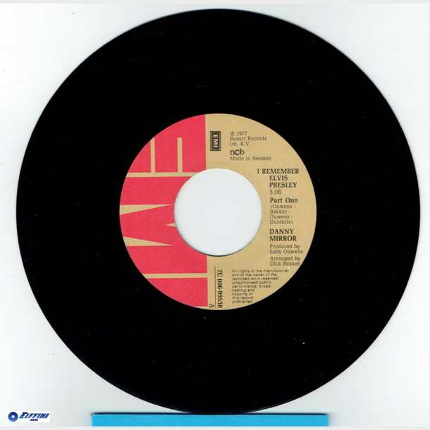 Danny Mirror - I Remember Elvis Presley (1977)
