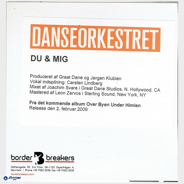Danseorkestret - Du &amp; Mig (2009) (Promo)