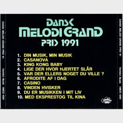 Dansk Melodi Grand Prix 1991 (1991)