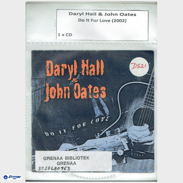 Daryl Hall &amp; John Oates - Do It For Love (2002) (Bib CD)