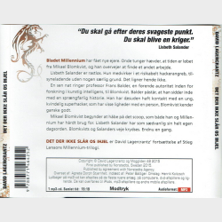 David Lagercrantz - Det Der Ikke Sl�r Os Ihjel (2015)