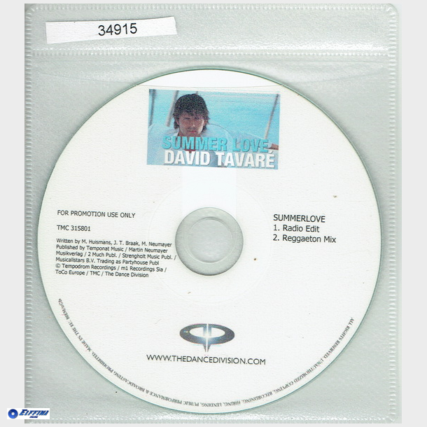 David Tavare - Summer Love (2006) (Promo)