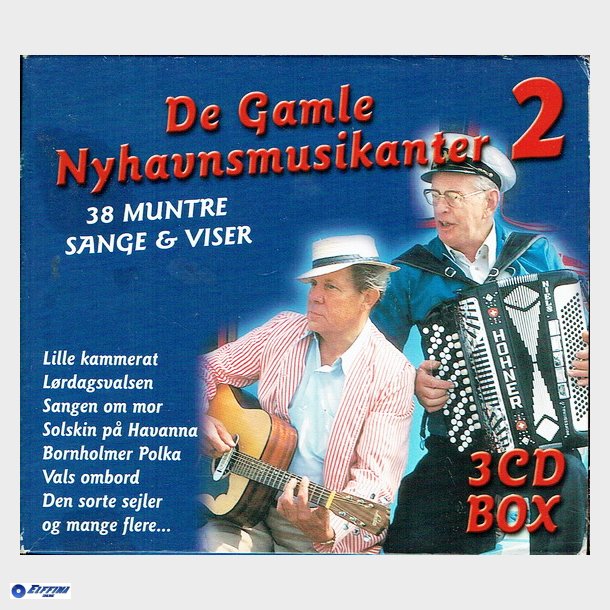 De Gamle Nyhavnsmusikanter 2 3xCD Boks