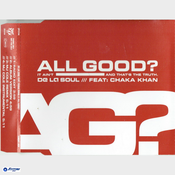 De La Soul ft. Chaka Chan - All Good (2000) (Promo)