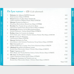 De Lyse N�tter CD1 Lidt Aftenmusik