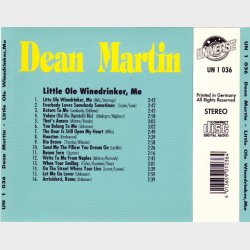 Dean Martin - Little Ole Winedrinker, Me