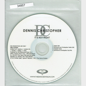 Dennis Christopher - It's Not Right (2007) (Promo)