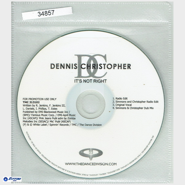 Dennis Christopher - It's Not Right (2007) (Promo)